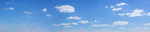 Cielo Azul Nubes Blancas Panorama — Foto de Stock