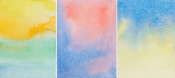 Set Watercolor Abstract Backgrounds — Stock Photo, Image