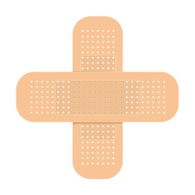 Gerçekçi vektör esnek kumaş bandajı