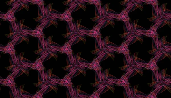 Cool patrón abstracto sin costuras en tonos rosados sobre fondo negro . — Foto de Stock