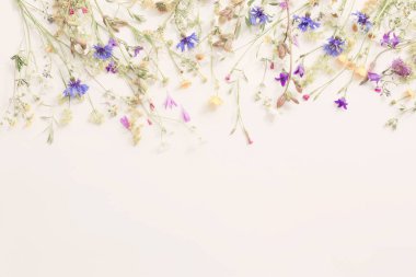 Beyaz Kağıt arka plan üzerinde yaz çiçek