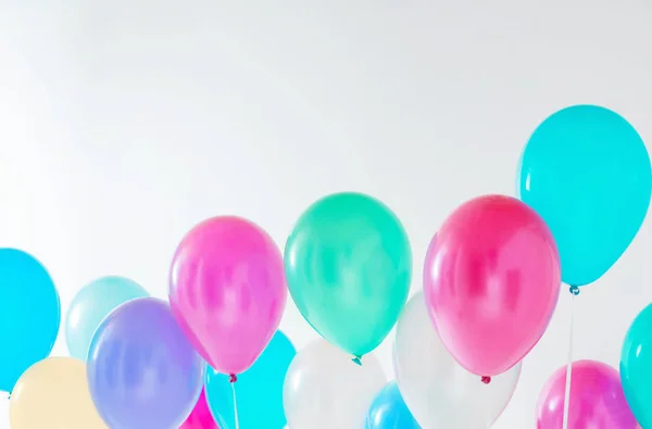 Balloons White Background — Stock Photo, Image