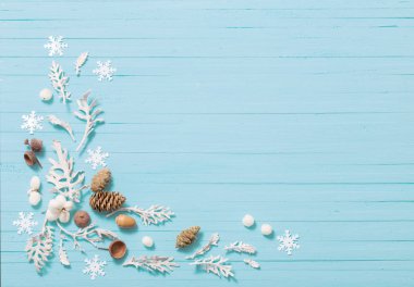 güzel mavi arka plan christmas