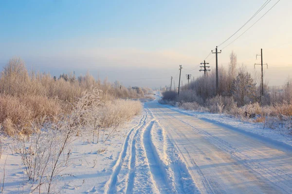 Krásná Zimní Krajina — Stock fotografie