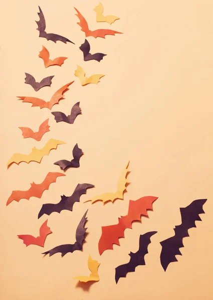 Νυχτερίδες Χαρτί Χαρτί Φόντο — Φωτογραφία Αρχείου