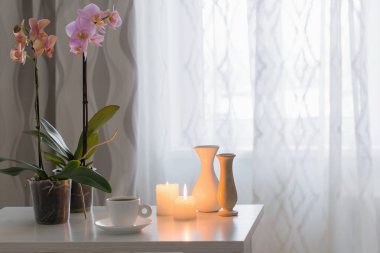 Orkide, Kupası, mum oda tablo