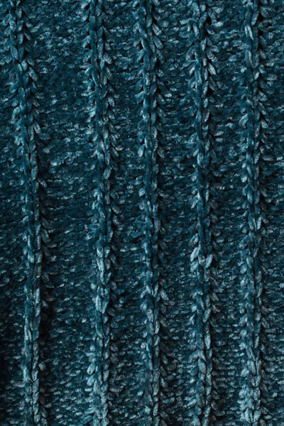 Der Blaue Strickhintergrund — Stockfoto