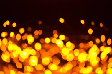 Sarı soyut bokeh arka plan