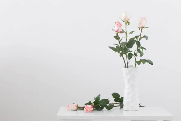 Roses Roses Dans Vase — Photo