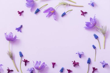 Kağıt arka plan bahar çiçekleri