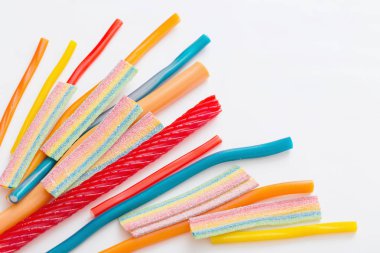 Uzun chewy jöleli tatlı şekerler