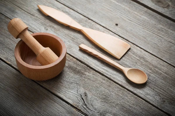 Kitchen Wooden Utensils — Stock Photo, Image