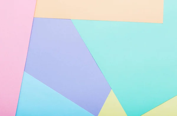 Pastel paper geometric background — Stock Photo, Image