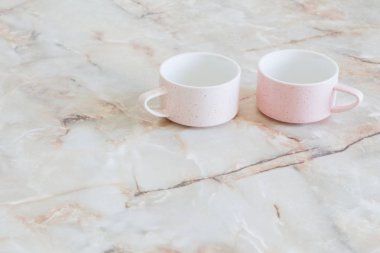 mermer masada temiz bardak