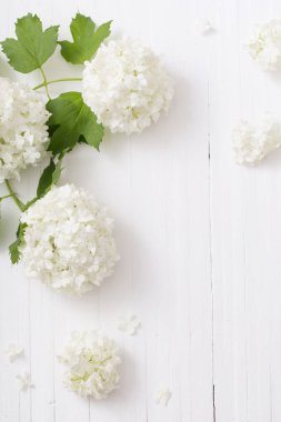 ahşap arka plan üzerinde dekoratif kartopu