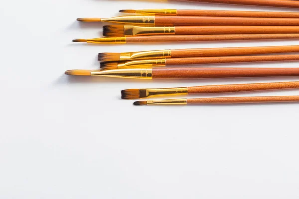 Paintbrush on white background — Stock Photo, Image