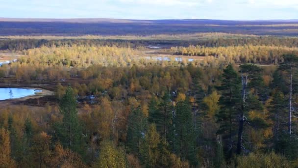 Panorama automne Forêts boréales du Nord 