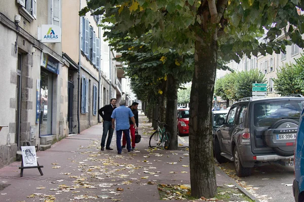 Limoges Frankrijk September 2017 Dagelijks Leven Van Europese Stad Dagdagelijkse — Stockfoto