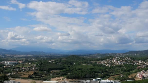 地中海西班牙比利牛斯山脉 — 图库视频影像