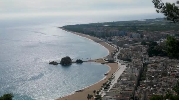 Marea Mediterană Spania Costa Brava . — Videoclip de stoc
