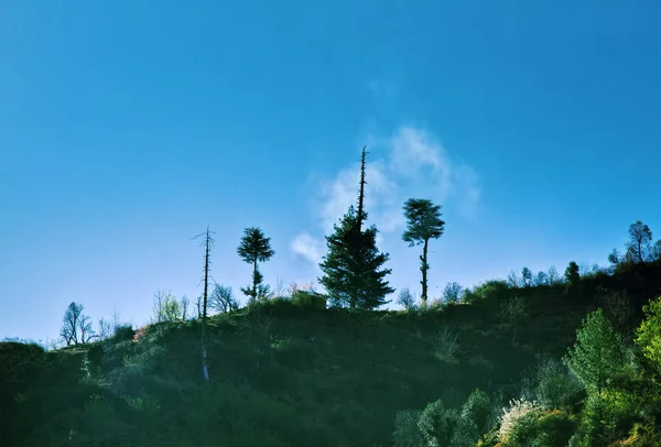 Paisaje de montaña de primavera del Himalaya Exterior — Foto de Stock