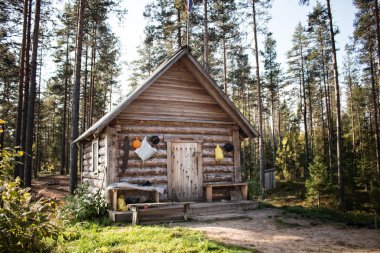 Ormanın kıyısındaki eski köy