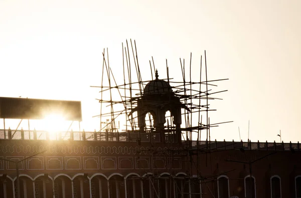 Delhi'de restorasyon çalışmaları — Stok fotoğraf