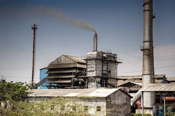 A plant for the manufacture of bricks and building materials — Stock Photo, Image