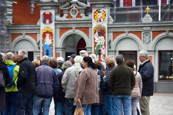 Charming streets and houses of Old Riga — Stock Photo, Image