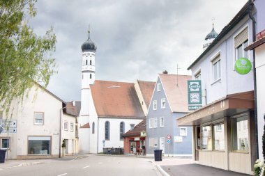 alman il kasabası ve kilisesi sokak