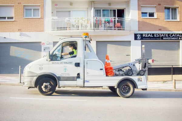 İspanya, Yol servis aracı — Stok fotoğraf