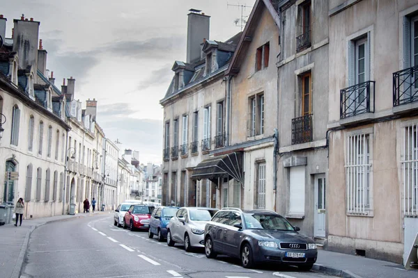 Dijon-gatorna i gamla stan — Stockfoto