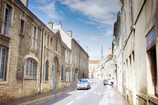 Dijon straten van de oude stad — Stockfoto