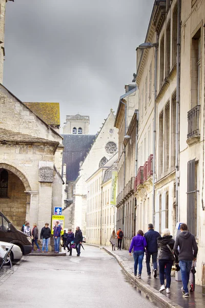 Улицы Дижона старого города — стоковое фото