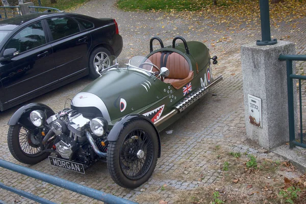 모건 런어바어 (Morgan Runabout)라고 불리는 최초의 더블 3 륜 자동차 — 스톡 사진