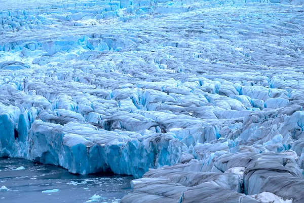 Surowe Lodowce Arktyki Żywy Lodowiec Upadek Lodu Wysokiej Skale Archipelag — Zdjęcie stockowe