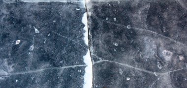 Buzun yapısı, buz kumaşı, benekli buz, tuzlu buz, çamur. Havalı tasarım için örnek örnekleri