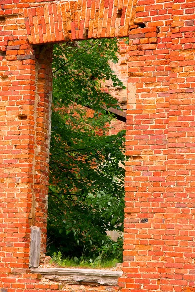 Ruinas Pintorescas Las Propiedades Aristocráticas Del Siglo Rusia Estructura Ladrillo —  Fotos de Stock