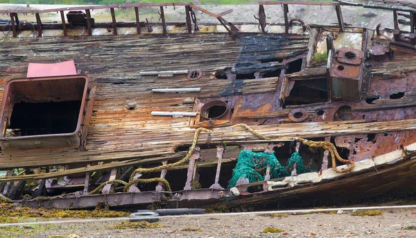 Çok Uzun Bir Süre Için Ayrılan Gemilerin Mezarlığı — Stok fotoğraf