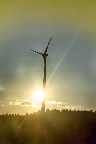 Fontes Energia Alternativas Utilização Energia Eólica Planta Eólica União Europeia — Fotografia de Stock