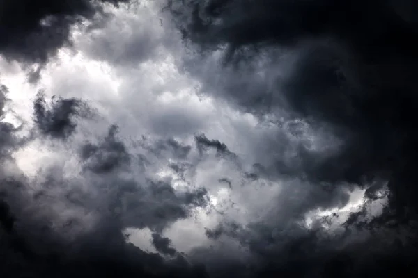 Área Nuvens Dramáticas Naturais Fundo — Fotografia de Stock