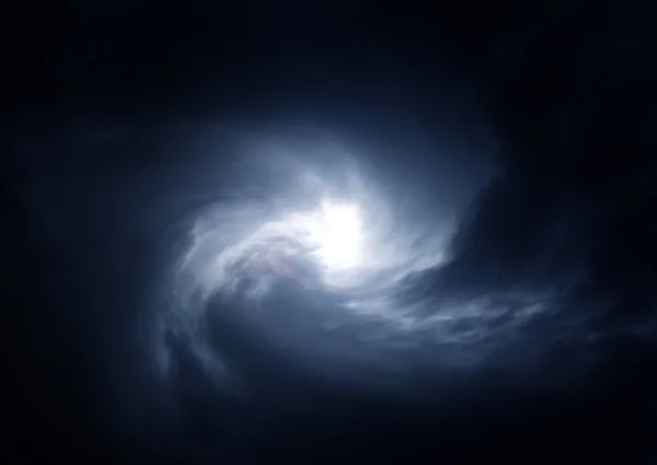 Verschwommene Wirbel Den Dunklen Gewitterwolken — Stockfoto