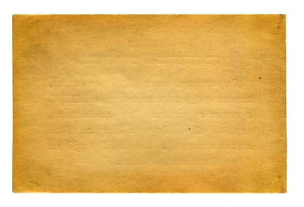 Vintage Paper Isolated White Background — Stock Photo, Image