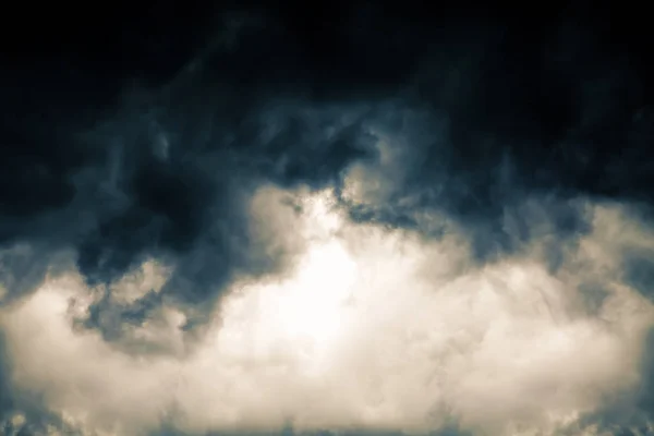 Tonad Foto Mörka Och Dramatiska Molnen Bakgrund — Stockfoto