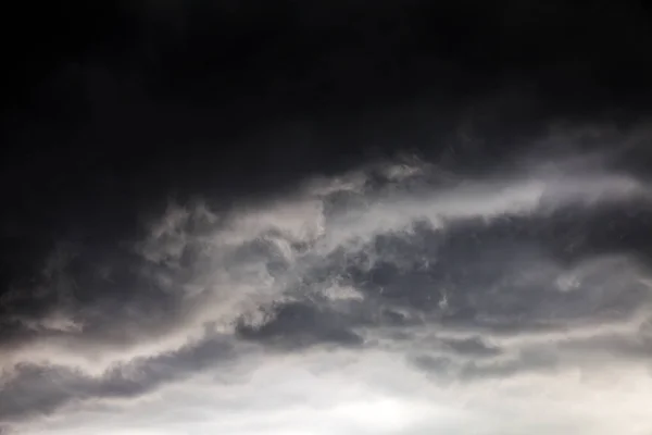 Sombrio Dramático Tempestade Nuvens Área Fundo — Fotografia de Stock