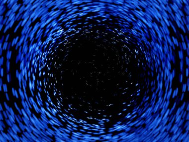 Bulanık arka plan mavi Sparkles ile