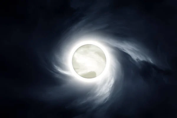 Abstract Circle in the Clouds — Stock Photo, Image