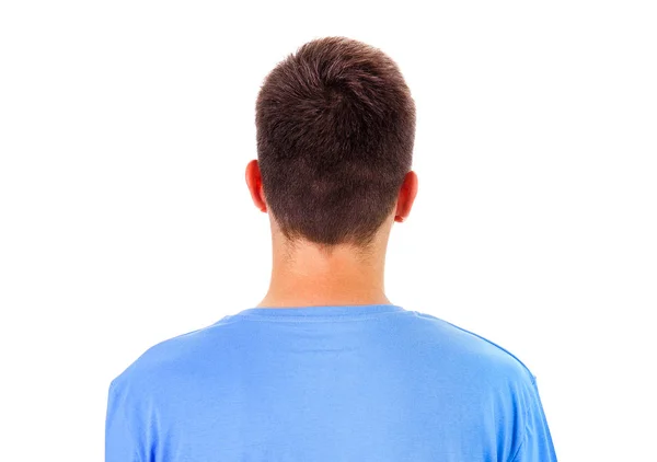 Man rear view isolated Royalty Free Stock Photos