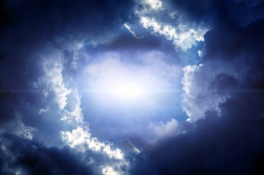 Cennet bir ışık ile