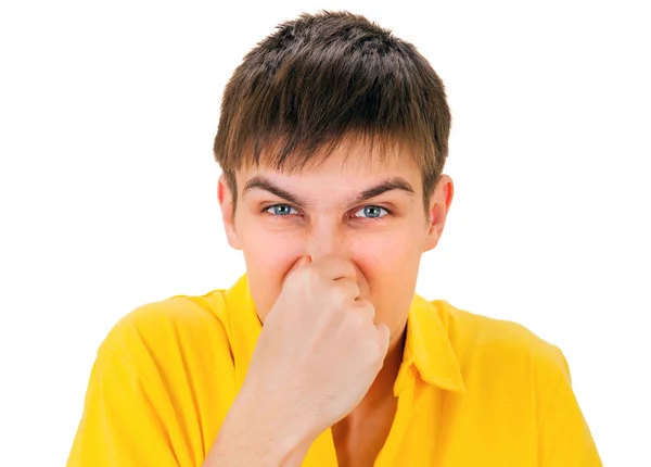 Young Man feel a Stink — Stock Photo, Image